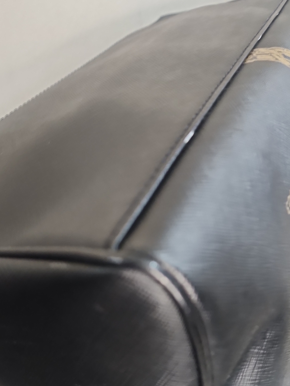 RARE L.A.M.B. Black Graphic Leather Lamb Satchel Bag Gwen Stefani Coin Purse - Picture 11 of 16